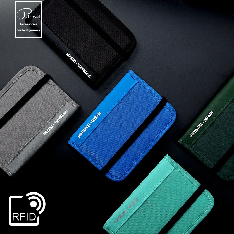 Card Top Loader - RFID Reisportemonnee Paspoorthouder Creditcard Organizer Ritszakje
