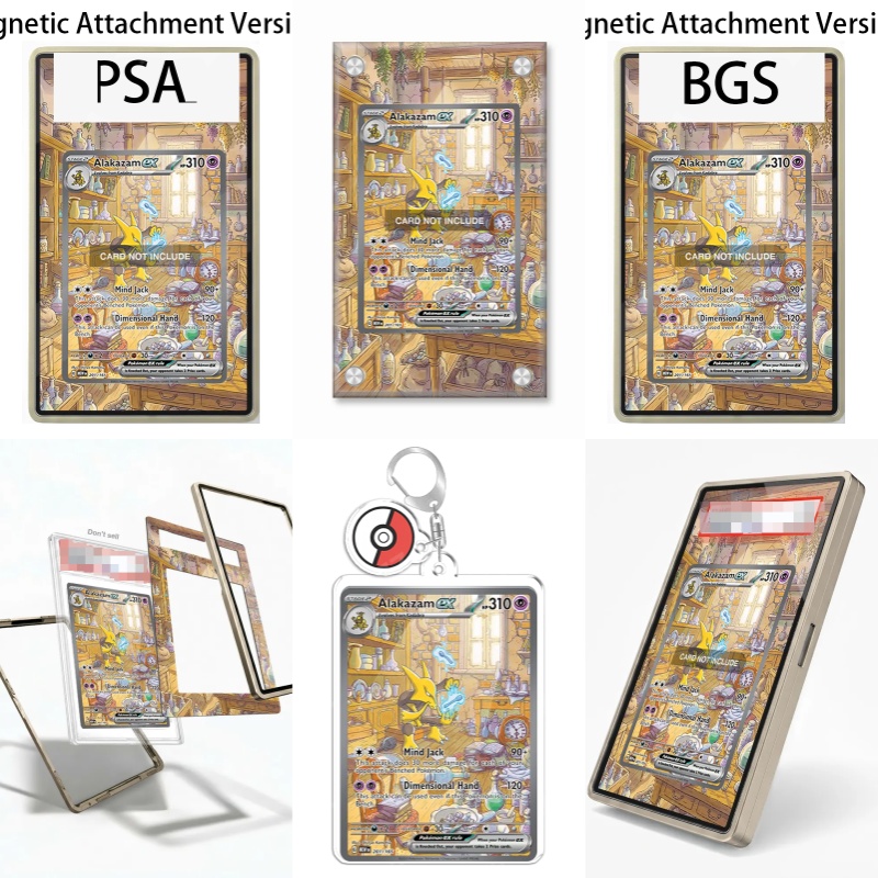 Display Case Acrylic - Kunstdisplay voor Pokémon Scarlet Violet Alakazam
