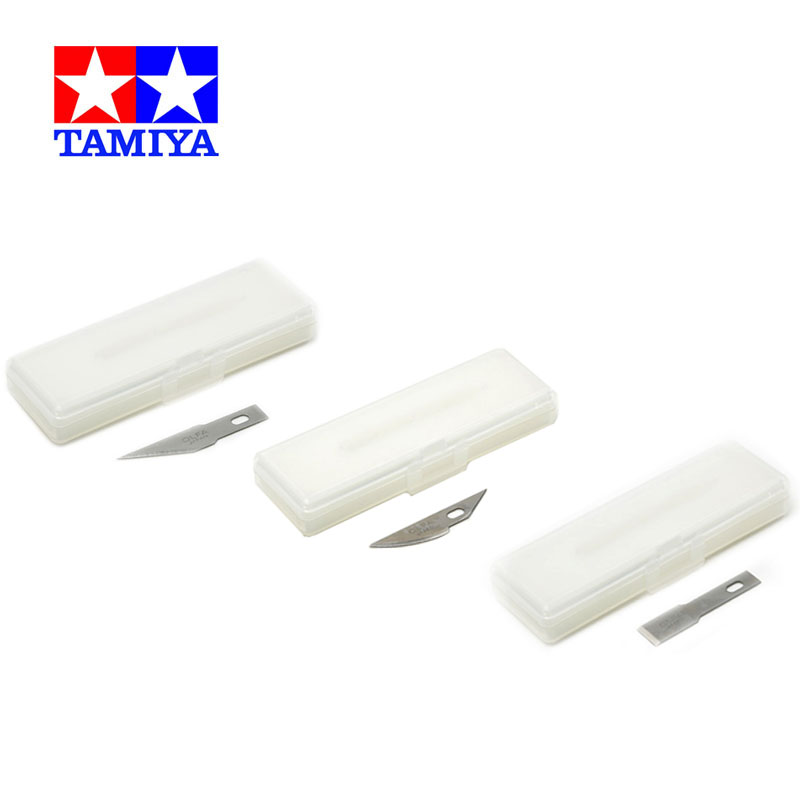Tamiya Model Paint Set - Tamiya 74099/74100/74101 Vervangingsmes Voor Het Rechte/Gebogen/Platte