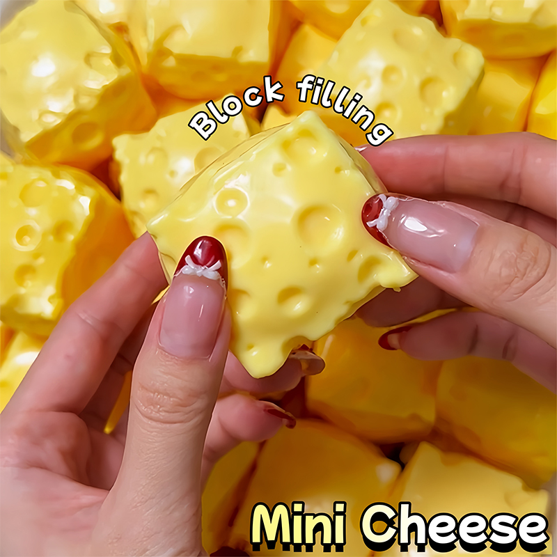 Building Block Mini - Mini Kaasblokjes Squishy Fidget Toys Bouwblok