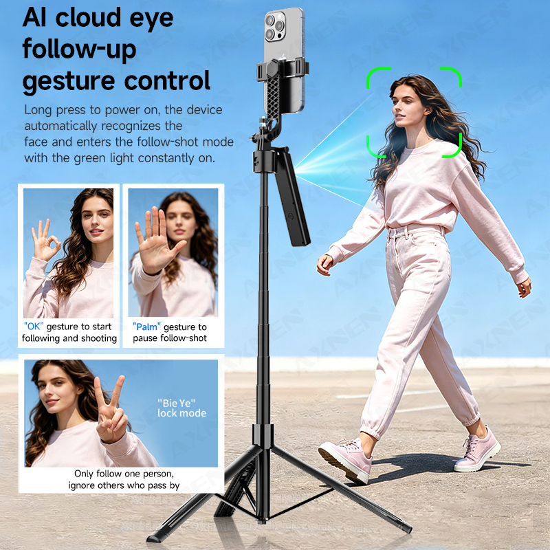 AI Tracking Gimbal Selfie Stic - Pop Display Shelf recensie en prijs