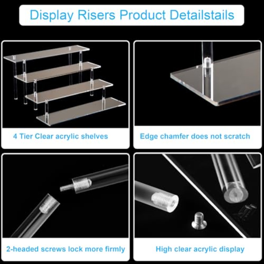 4-laags acryl parfum-organizer - Pop Display Shelf recensie en prijs