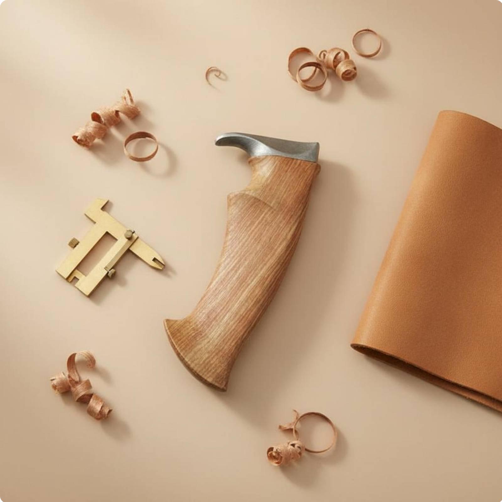 Aanpasbaar houten handvat voor - Building Block Mini recensie en prijs