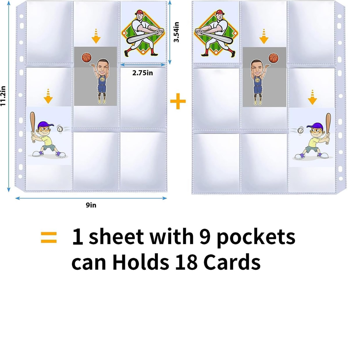 50 stuks 9-vakjes kaarthouders - Trading Card Binder recensie en prijs