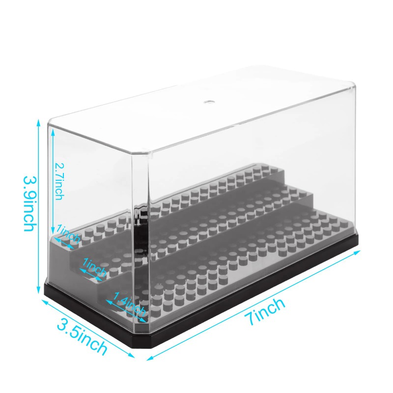 Acryl minifiguren displaykast, - Lego Minifigure Holder recensie en prijs